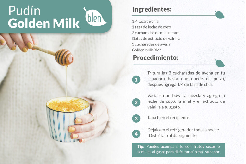 Recetas de Pudín con Golden Milk